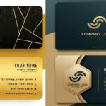 Gold Theme Business Card Design Templates